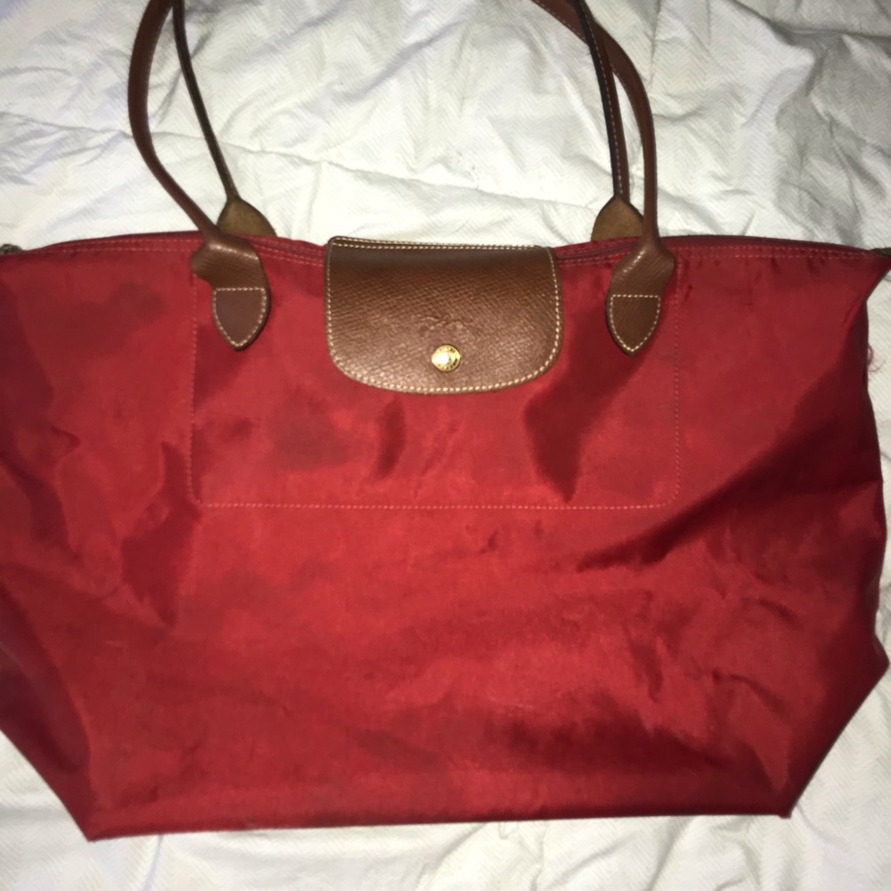 Long champ Le Pilage Medium Nylon Tote